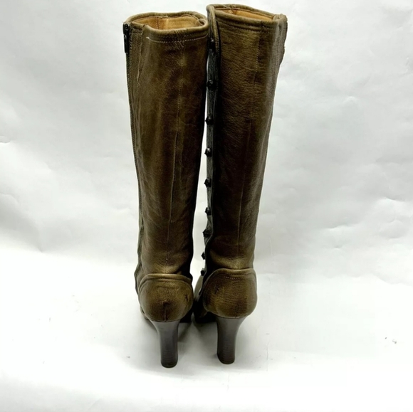 Frye Matilda Button Boots Knee High Size 7.5 - Picture 5 of 7